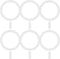 6 Pack Universal Metal Rings Sticker, Compatible with MagSafe Magnetic Wireless Charger for iPhone 13 12 Pro Mini