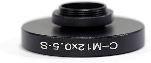 Lens Adapter for CS or C Mount Lens to M12