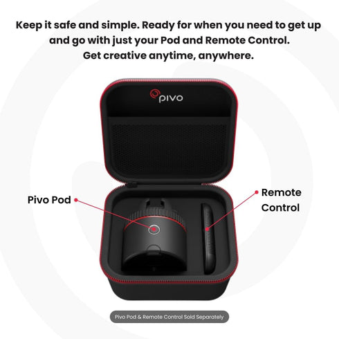 Pivo Travel Case, Mini Hard Protective Shell, Lightweight & Durable Case Bag for Pods Lite