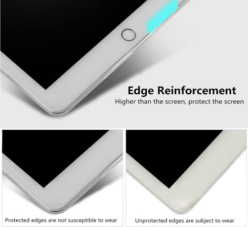 iCoverCase Clear Case for iPad 10.2" (2021/2020/2019), Ultra-Thin Transparent Soft TPU Back Cover for 9th/8th/7th Gen