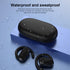 Open Ear Headphones, Wireless Earbuds with 360-Degree Panoramic Sound, 48H Range, IPX7 Waterproof, LED Display for