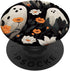 PopSockets Standard PopGrip | Cute Funny Halloween Spooky Ghost in Flowers Floral Pattern