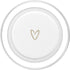 Minimalist Gifts & Designs for Girls Beige White Minimalist Heart PopSockets PopGrip for MagSafe