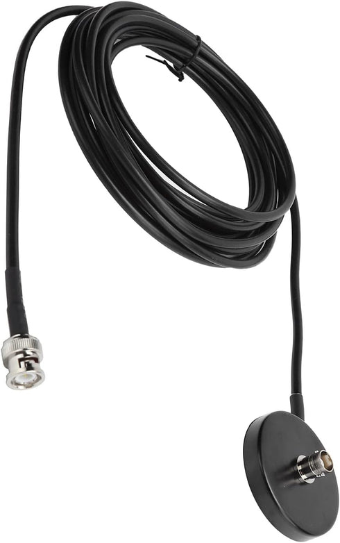 Magnetic Antenna BNC Bracket, PVC Antenna WT60 Magnetic Mount Base with BNC Female/Male Cable
