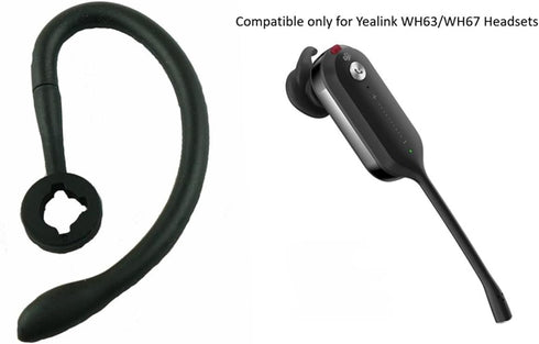 Replacement Ear Hook Loops Earbuds Ear Tips for Yealink WH63/WH67 Headsets EarLoops EarHook Ear Bud Part