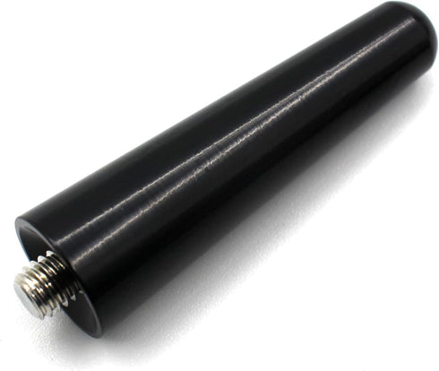 Universal Car Antenna Replacement, Short 2 inch AM/FM Roof Mount Radio Antenna Mast, Aluminum with M4 M5 M6 Adapter