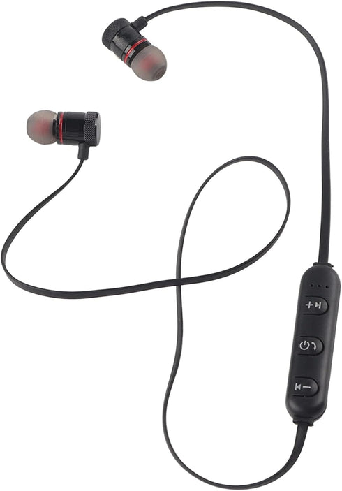 POCREATION Bluetooth Neckband Headphones, Wireless Sports Earphone Headset, Noise Cancelling for Gym Workout Running