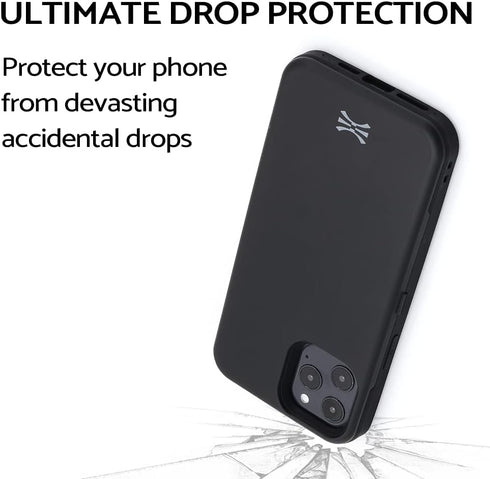 TORU CX PRO Wallet Case for iPhone 12 Pro Max | Shockproof Heavy Duty Cover with Hidden Card Holder & Wrist Strap