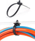 Fir Tree Nylon Push Mount Cable Zip Ties, 8 inch Adjustable Self Locking Tie Wire Clip Holder (20 Pack)
