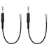 Fancasee 2 Pack Replacement 6.35mm Male Plug to Bare Wire Open End TRS 3 Pole Audio Cable for Repair