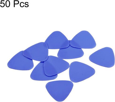 MECCANIXITY 50pcs Dark Blue Plastic Phone Pry Opening Tools 1mm Thick for Mobile Repair, Guitar Picks