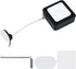 I3C 1 PCS Retractable Remote Control Tether, 6.6ft/2m Remote Cable Lock Remote Leash