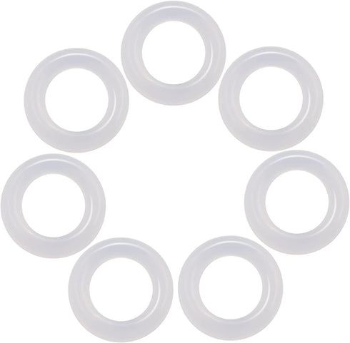 120Pcs Clear Rubber O-Ring Switch Dampeners for Cherry MX Key Switch Keyboards