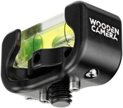 Wooden Camera Bubble Level for Leveling Equipment, with Anti-Twist Locating Pin, 1/4"-20 Mounting Screw for Camera,