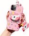 Unicorn Case for iPhone 11 Pro 5.8”, 3D Cartoon Design Cute Elastic Kickstand Protective Case with String Rope for Kids