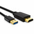 Znoogrn Upgraded USB to HDMI Cable 2M, USB-A to HDMI Video Adapter for
