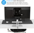 IFCASE Metal Vesa Mount for HP 805/800/705 EliteDesk Mini, 600/405/400 ProDesk Mini, 260 Desktop Mini (Black)