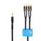 Arklove 1ft Sound Channel swicher 1/8" inch aux Input 3.5mm RCA Output