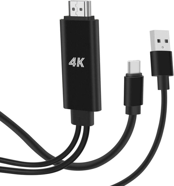 Fonus USB C to 4K HDMI Adapter AV Cable TV Video Hub Compatible