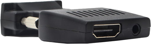 VGA to HDMI Converter 1080P Adapter with Audio Cable and USB Cable for PC Laptop to HDTV