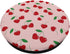 Funny Cute Pink Smiling Cherry Hearts Pattern PopSockets Standard PopGrip for Girls