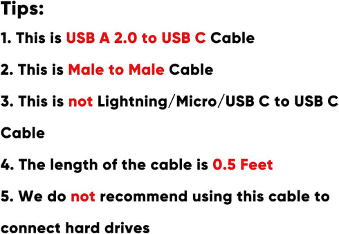 CableCreation 6 inch USB C Cable , Short USB to USB C 3A Fast Charging Cable, Braided USB C Male to USB Male Cable for Power Bank, Galaxy S23, iPad Pro iPad Mini S22 S21 Z Flip, etc, Gray by CableCreation