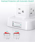 Mifaso PD20W 12 4 1080J 6Ft Power Strip Tower, Charging Station Desk Accessories, Flat Plug, Outlets USB Ports, Surge