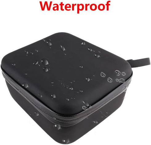 Zipper Waterproof Protective Box, EVA PU Travel Carrying Case Compatible with NVG10 Kit, Portable Storage Bag