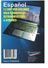 Spanish/English Keyboard Stickers with Fluorescent Inlays for All Laptop and Desktop Keyboards, Free Magnifier