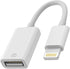 Lightning Male to USB 3.0 Female OTG Adapter for iPhone 11, 12 Pro Max, iPad Air, supports camera, card reader, and