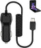 Car Phone Charger for Samsung Galaxy Z Flip 5 5G, Extra USB Port with Integrated Power Cable for Samsung Galaxy