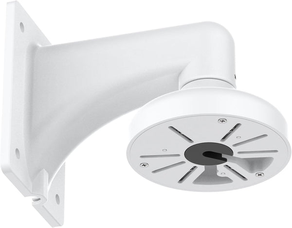 Universal CCTV Security Camera Mount Bracket, Aluminum Alloy Outdoor & Indoor Wall Mount L-Type for Dome IP Camera