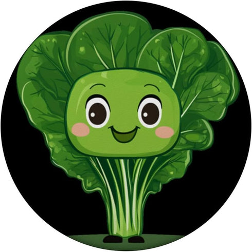 Spinach Outfit Pretty Spinach Costume for Vegetable Face Lovers PopSockets Adhesive PopGrip