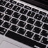 XSKN Hebrew Israel Language Black Silicone Keyboard Skin for 2015 and Earlier MacBook Air 13, Pro 13 15 17 inch