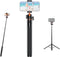 YicDofu 54"/1.4m Phone Selfie Stick Tripod, 360 Ball Head Adjustable Portable Stand with