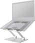 Amazon Basics 15.6 Inch, Sturdy and Portable Ergonomic Laptop Stand for Desk, Height Adjustable Riser with Ventilated
