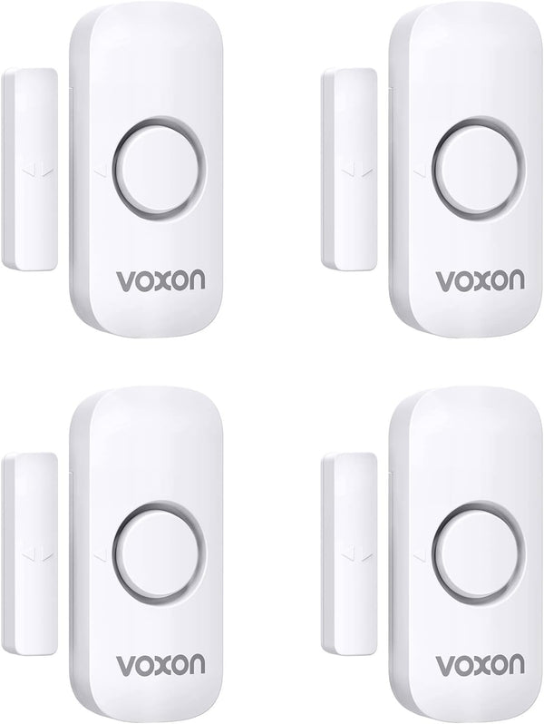 VOXON Door Window Alarm for Kids Safety, Wireless Personal Security Sensor, Burglar Alarm for Home, Cars, Sheds,