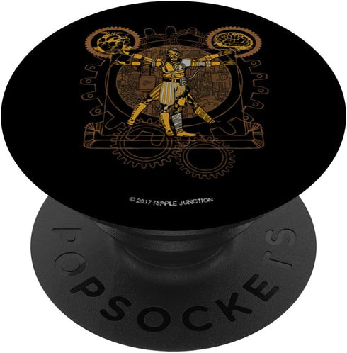 PopSockets Cell Phone Stands - Smartphones & Tablets - "Vitruvian Zombie Steampunk"