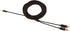 Amazon Basics 3.5 Aux to 2 x RCA Adapters, Audio Cable for Amplifiers, Active Speakers, 25 Feet/7.6 m, Black