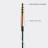 Call Center Headset, 3.5mm Wired Ear Hook Single Sided Headphone with Mic for Laptop, Mobile Phones