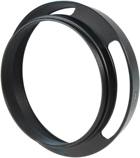 46mm Pro Angle Vented Metal Lens Hood Sun Shade for Leica/Contax/Zeiss Cameras with 55mm Lens Cap