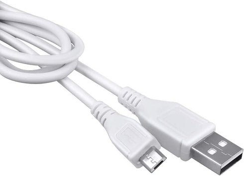 J-ZMQER 5ft S-100 White Micro USB Power Charging Cord Cable Lead Compatible with Sound Oasis White Noise Machine