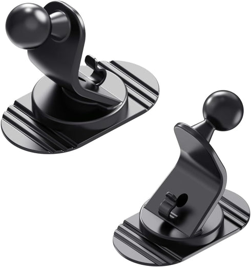 2 Pack Car Dashboard Phone Holder Mount Base, 17mm Ball Joint Connector for Car GPS Dash Cam Camera