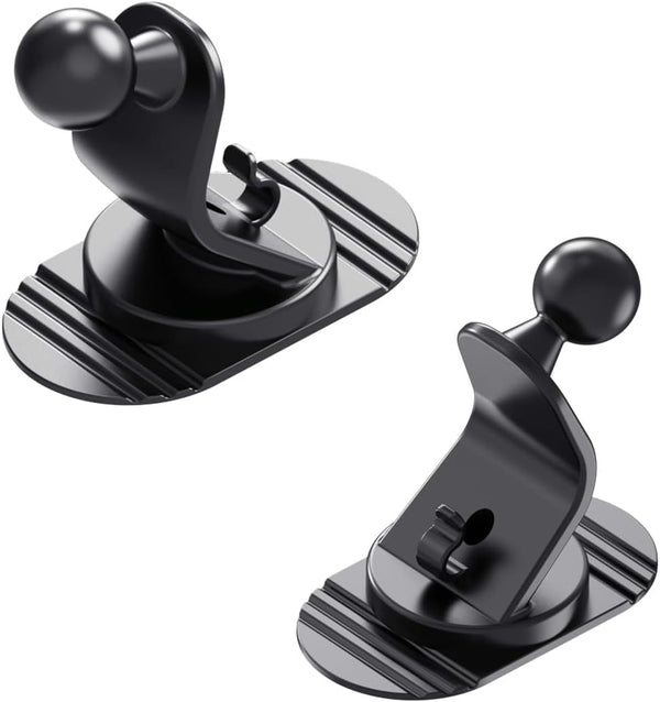 2 Pack Car Dashboard Phone Holder Mount Base, 17mm Ball Joint Connector for Car GPS Dash Cam Camera