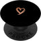 PopSockets Standard PopGrip Rose Minimalist Heart Black
