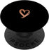 PopSockets Standard PopGrip Rose Minimalist Heart Black