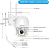 Home Security Cameras Outdoor WiFi, Plug-in 24/7 Video Surveillance, Spotlight Color Night Vision, Human Motion