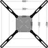 IFCASE 32 55 inch 200x200mm 400x400mm 300x300mm (1.0) Steel Adapter Bracket Convert for Screens to LCD LED TV VESA