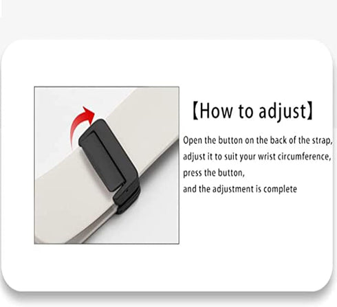 Compatible for ITOUCH AIR 4 Bands, 24mm Soft Silicone Magnetic Buckle Sport Wristband Replacement for 41mm/46mm