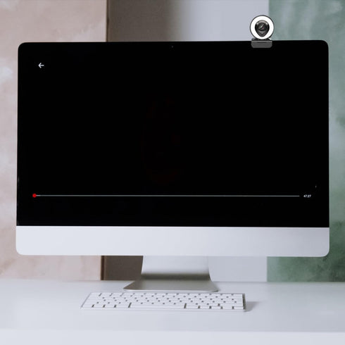 SECFOU 4k Webcam with Automatic Focus and Built-in Mic, USB Computer Camera for Live Streaming and Video Conferencing